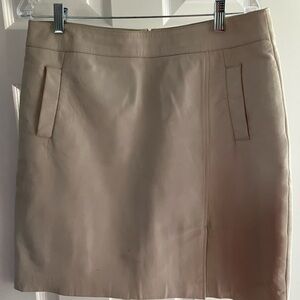 Margaret Godfrey faux leather skirt